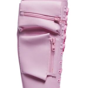 Dolls kill pink boots
